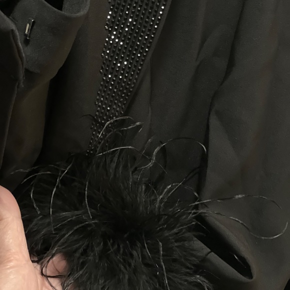 Embellished Feather Suit Set - Picture 13 of 13